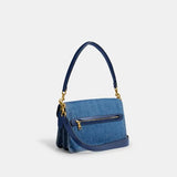 Bolsa Chain Tabby 26 Shoulder Denim Coach