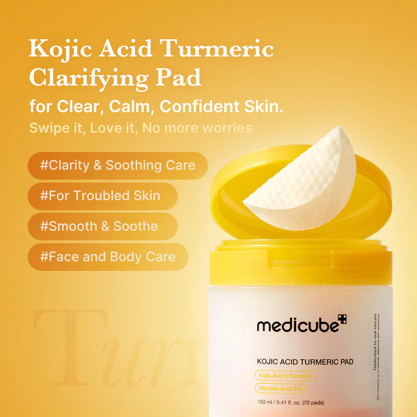 Kojic Acid Tumeric Toner Pad - Medicube