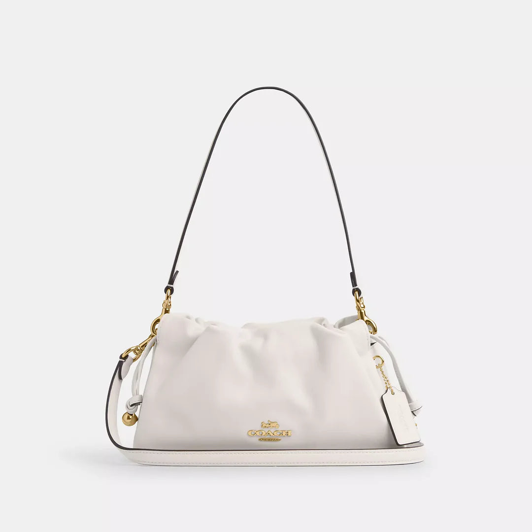 [PRÉ VENDA] Faye Shoulder Bag In Chalk Wear - Coach