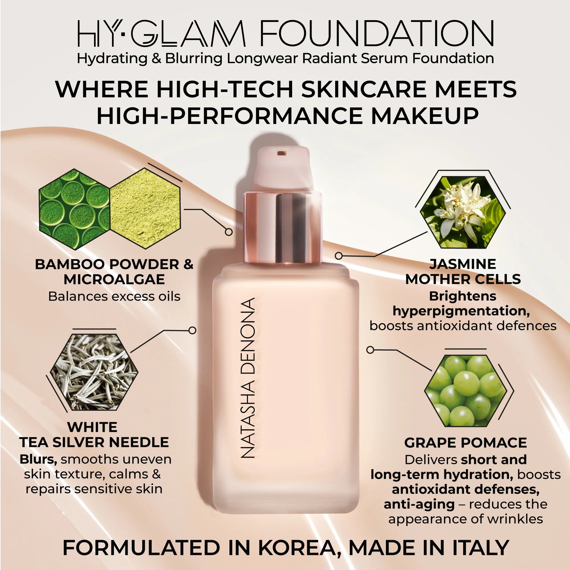 [PRÉ VENDA] Base - HY-GLAM Foundation