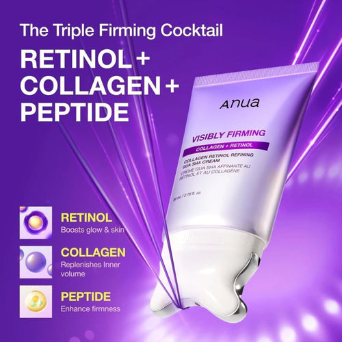 Creme Firmador Collagen Retinol Refining Gua Sha Anua 80ml