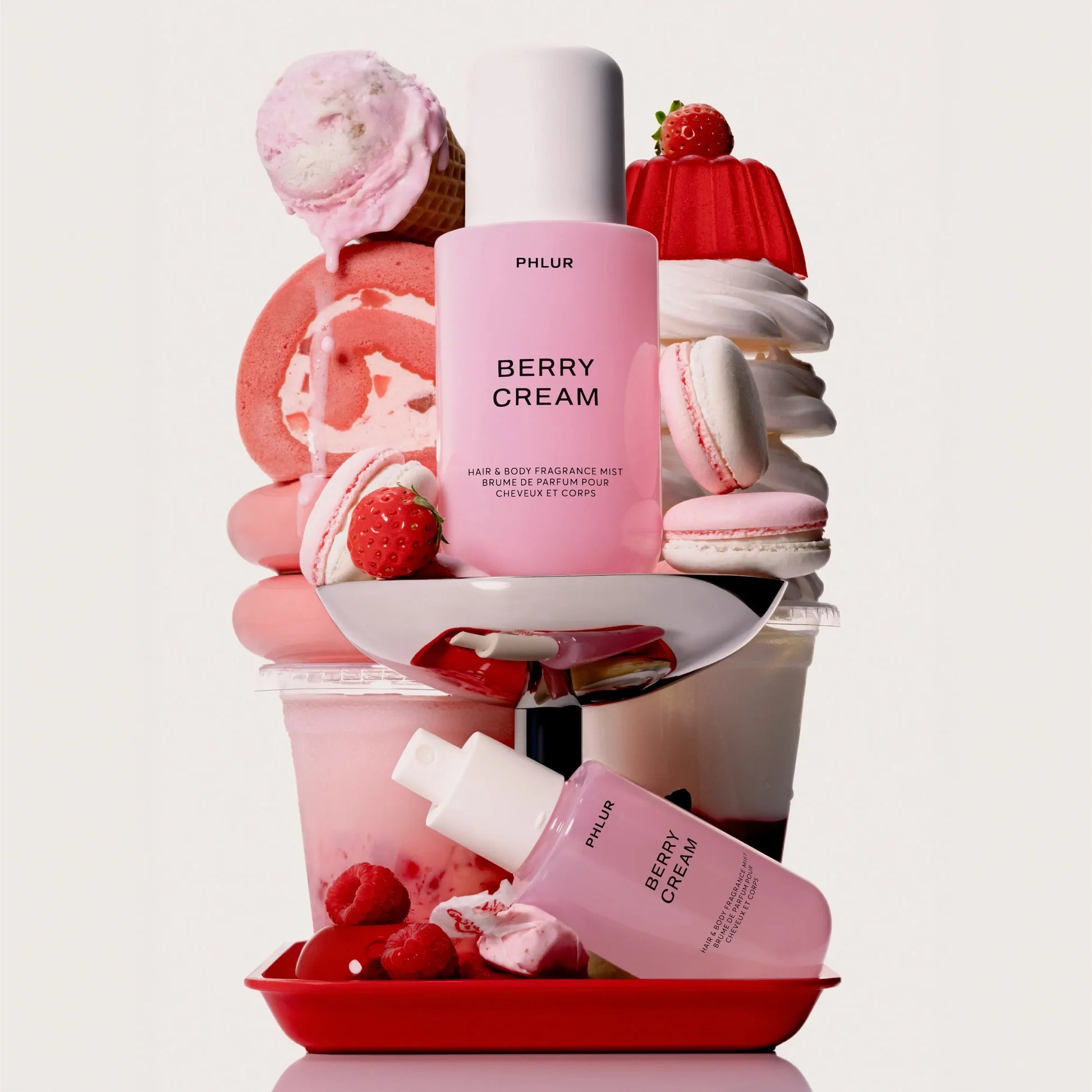 Spray Corporal e Capilar Berry Cream