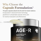 [PRÉ VENDA] AGE-R Glutathione Glow Capsule Facial Cream