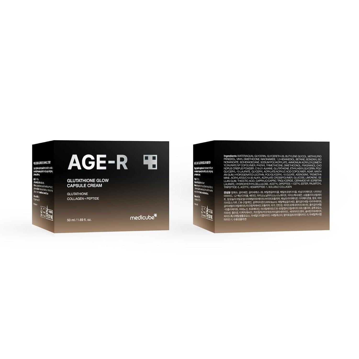 [PRÉ VENDA] AGE-R Glutathione Glow Capsule Facial Cream