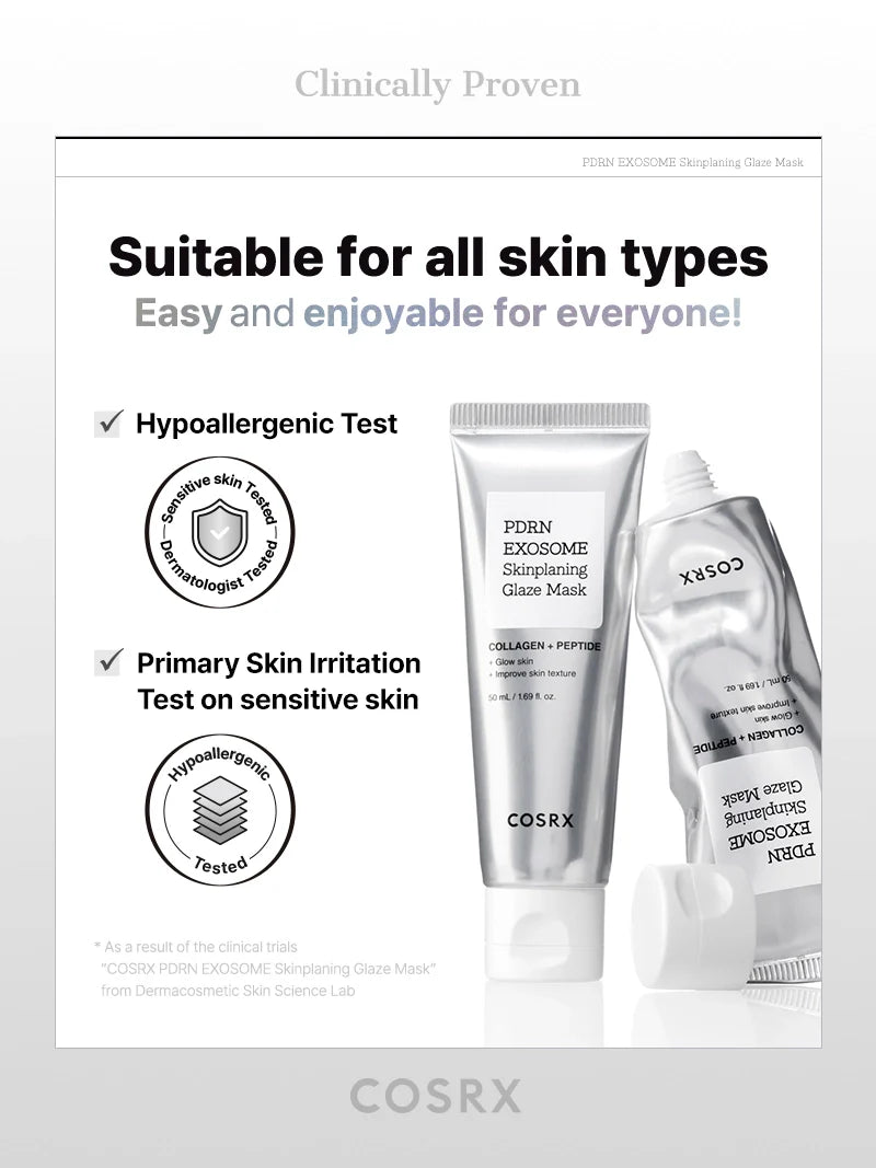 PDRN EXOSOME Skinplaning Glaze Mask