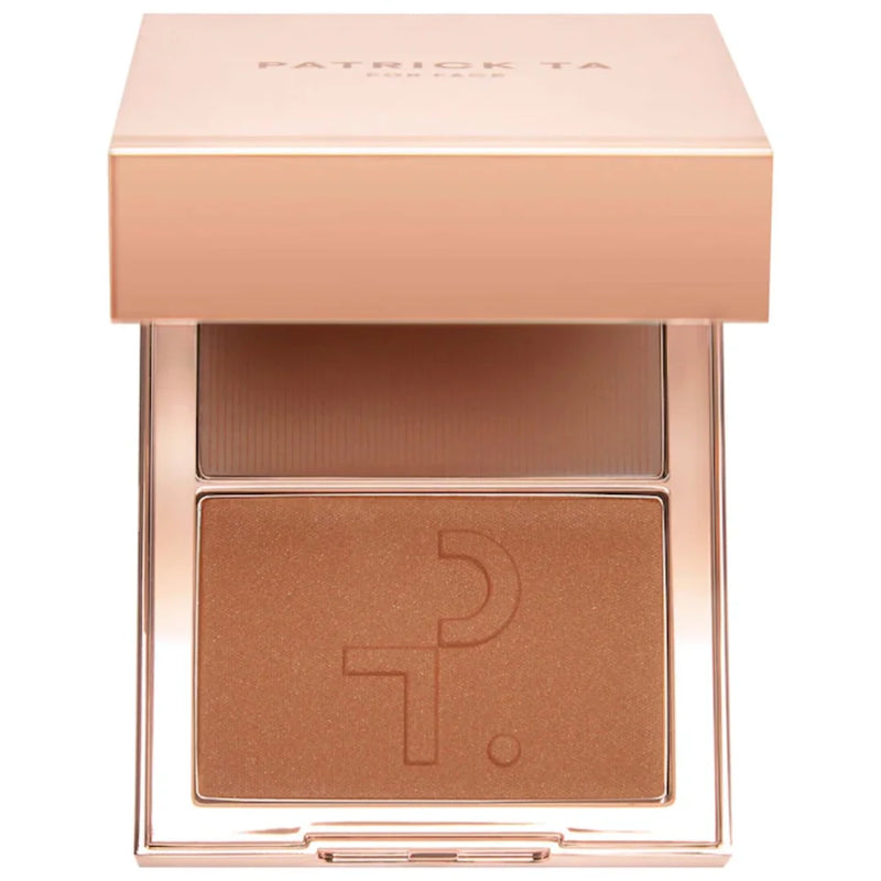 Duo Contorno e Bronzer Patrick Ta Major Sculpt Creme Contour & Powder Bronzer Duo | Cor: She's Bronzed