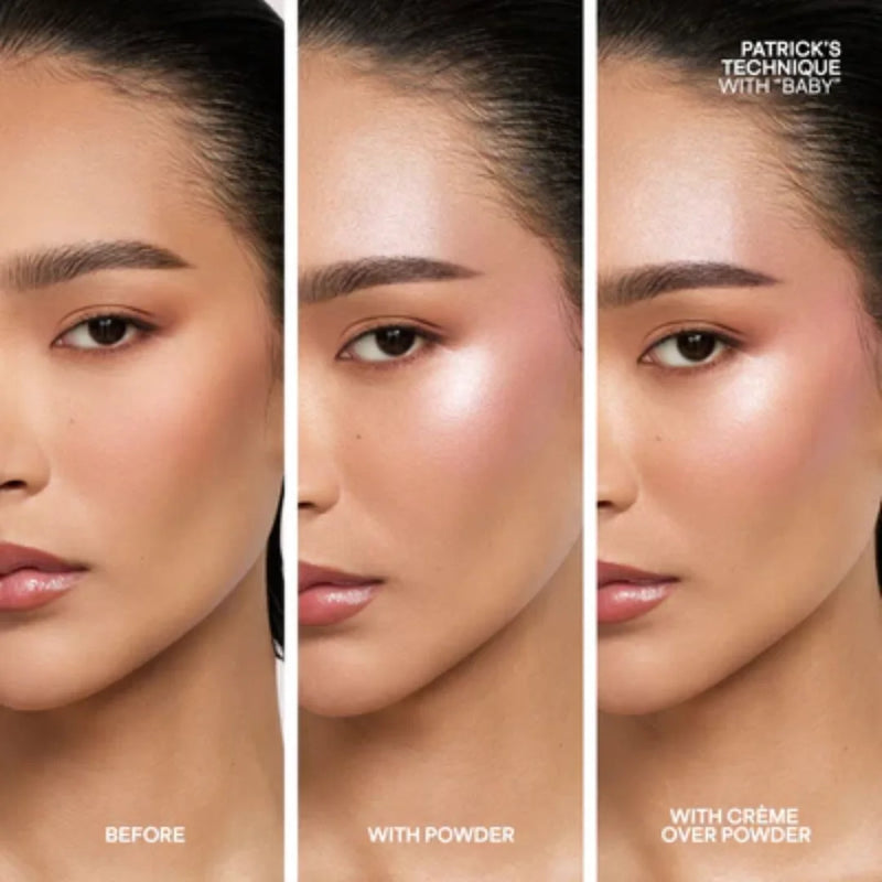 Iluminador Patrick Ta Major Glow Crème & Powder Light Reflecting Translucent Highlighter Duo | Cor: Baby