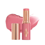 Unreal Lip + Cheek Glow Blush Stick Charlotte Tilbury Cor: Rosy Glow