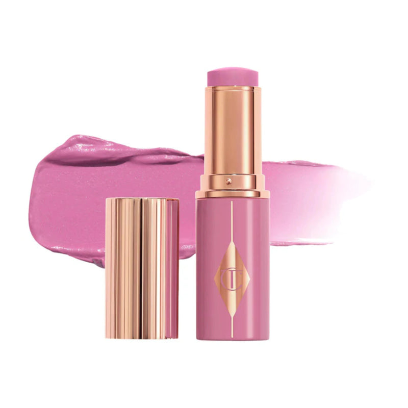 Unreal Lip + Cheek Glow Blush Stick Charlotte Tilbury Cor: Pretty Glow