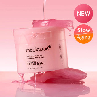 PDRN Pink Collagen Toning Gel Toner 70 Pads medicube - 120ml