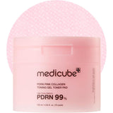 PDRN Pink Collagen Toning Gel Toner Pad