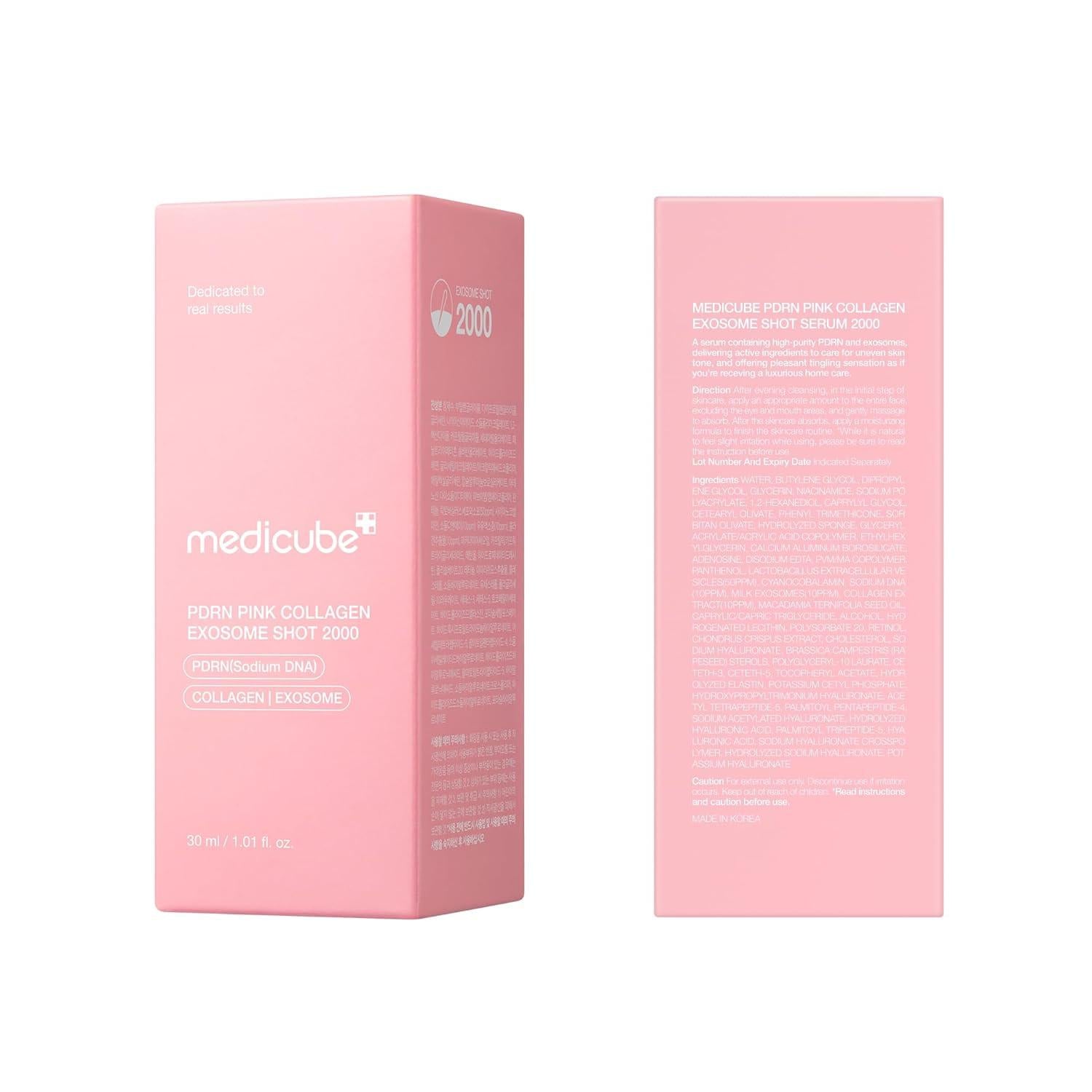 [PRÉ VENDA] PDRN Pink Collagen Exossome Shot 2000