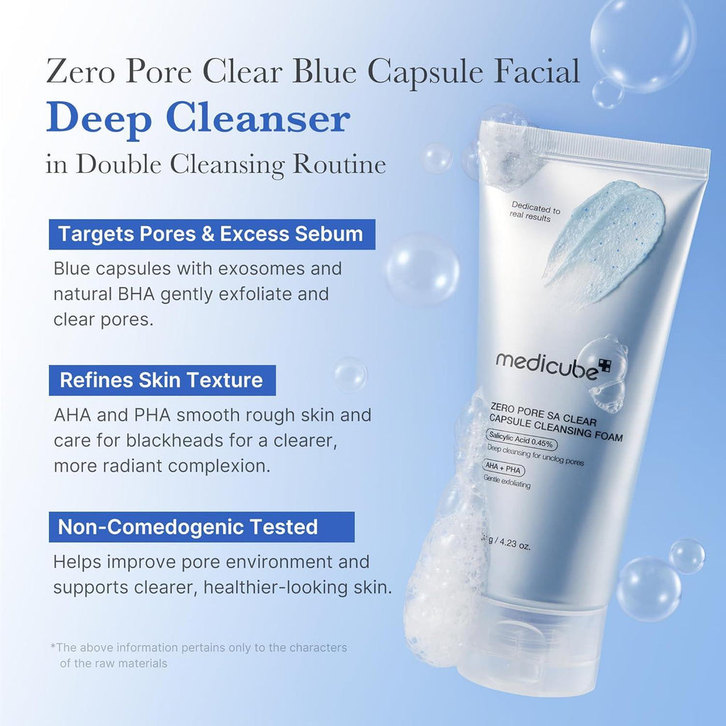 [PRÉ VENDA] Zero Pore SA Clear Capsule Cleansing Foam