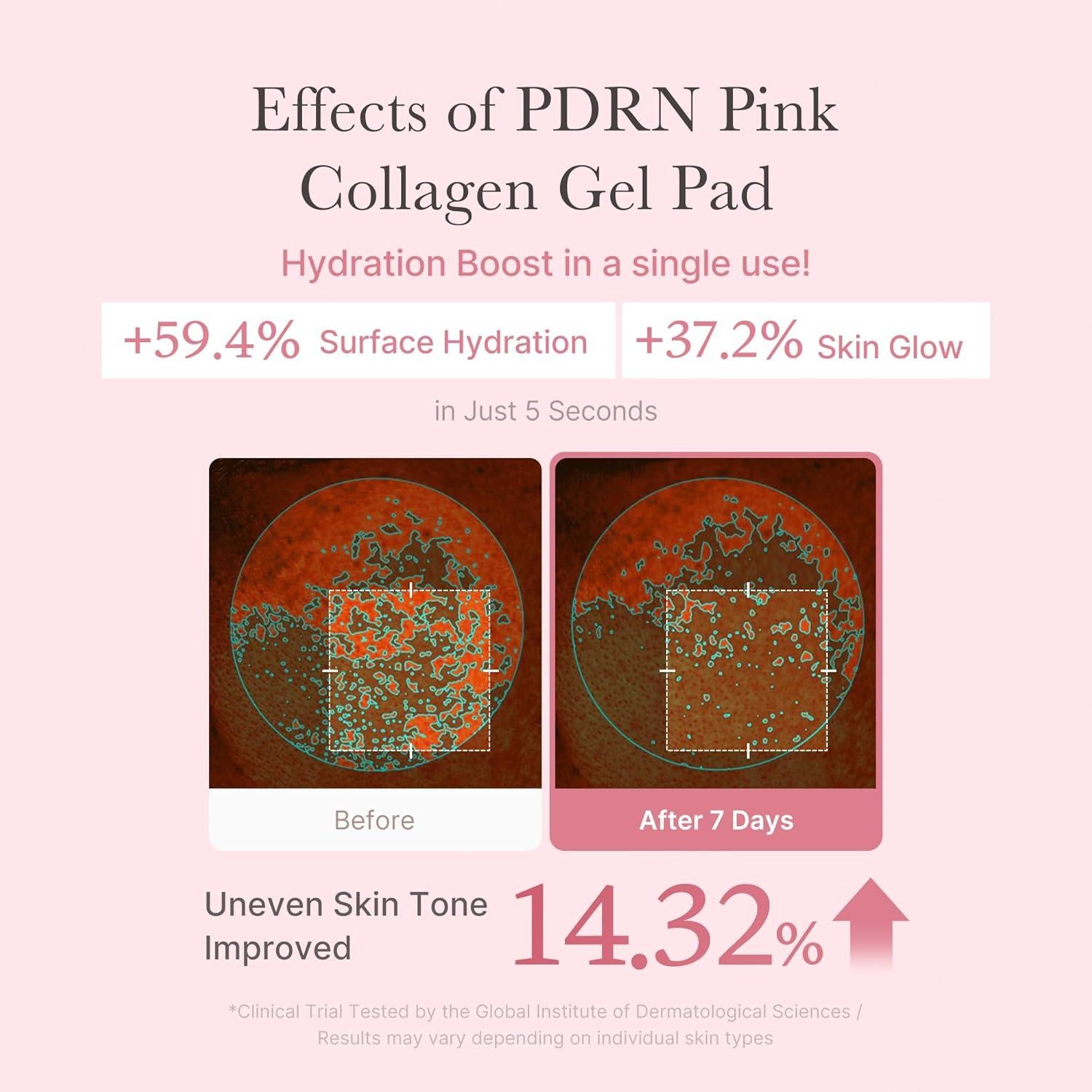 [PRÉ VENDA] PDRN Pink Collagen Toning Gel Toner Pad