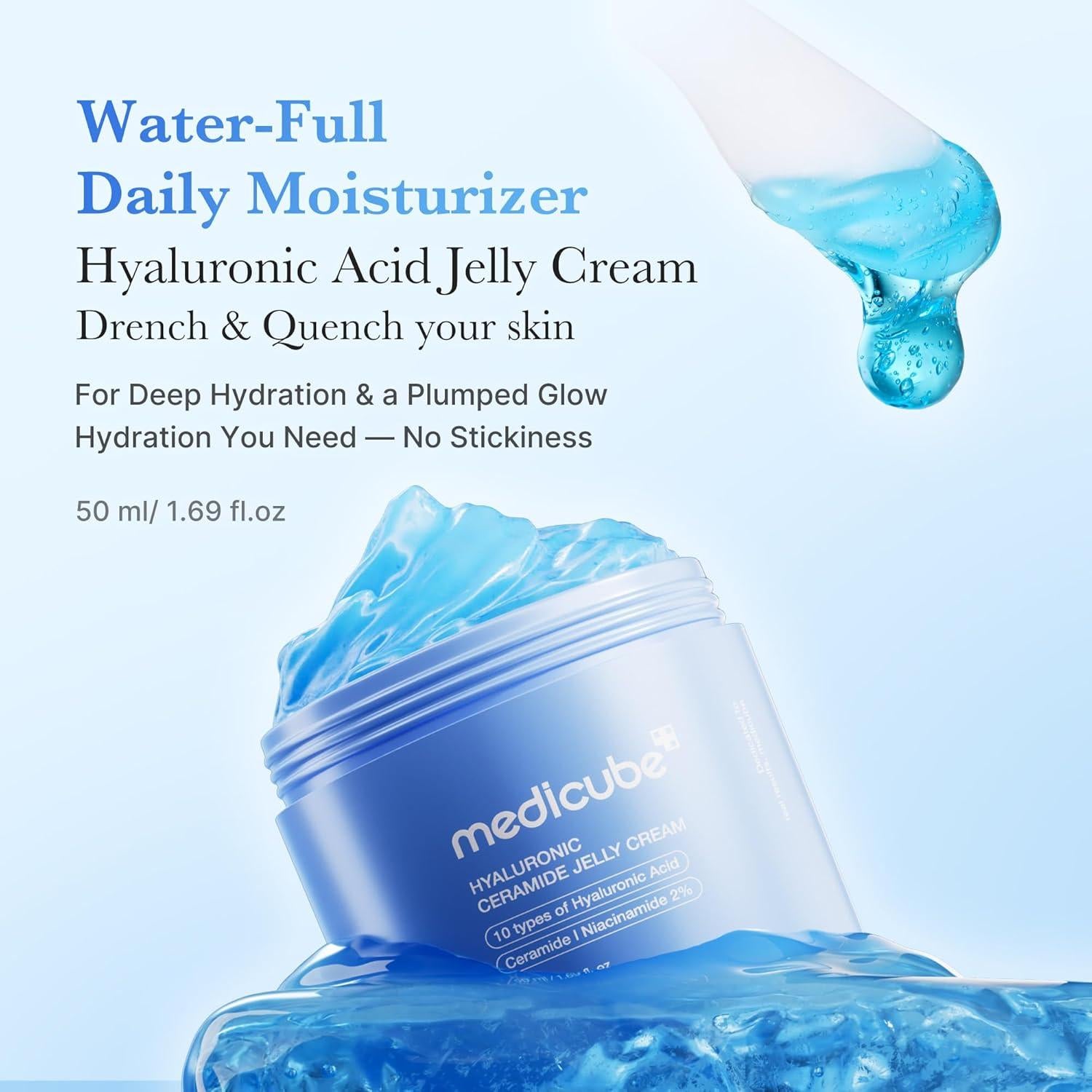 [PRÉ VENDA] Hyaluronic Ceramide Jelly Cream