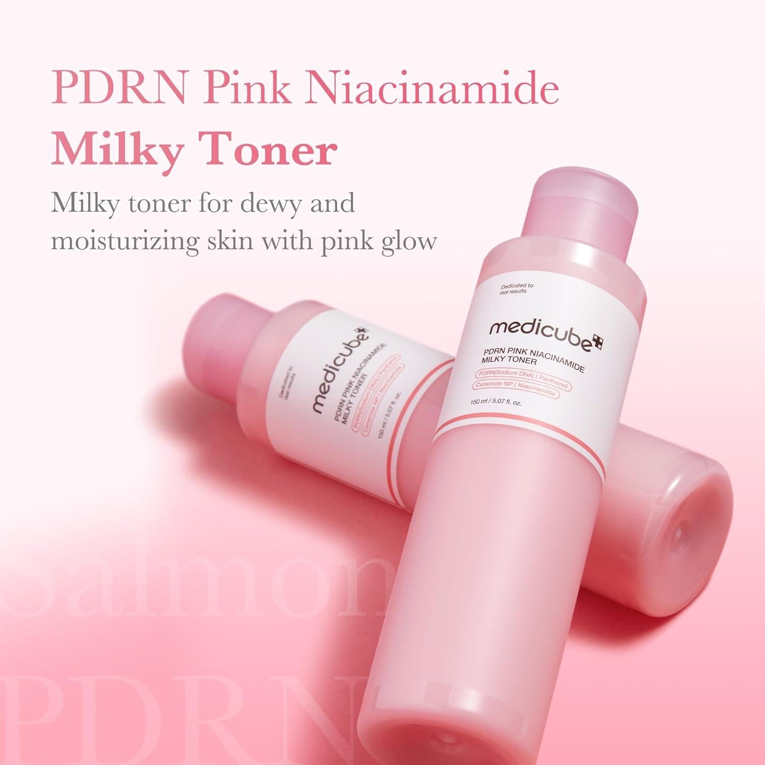 [PRÉ VENDA] PDRN Pink Niacinamide Milky Toner