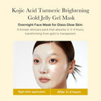 [PRÉ VENDA] Kojic Acid Turmeric Gel Mask