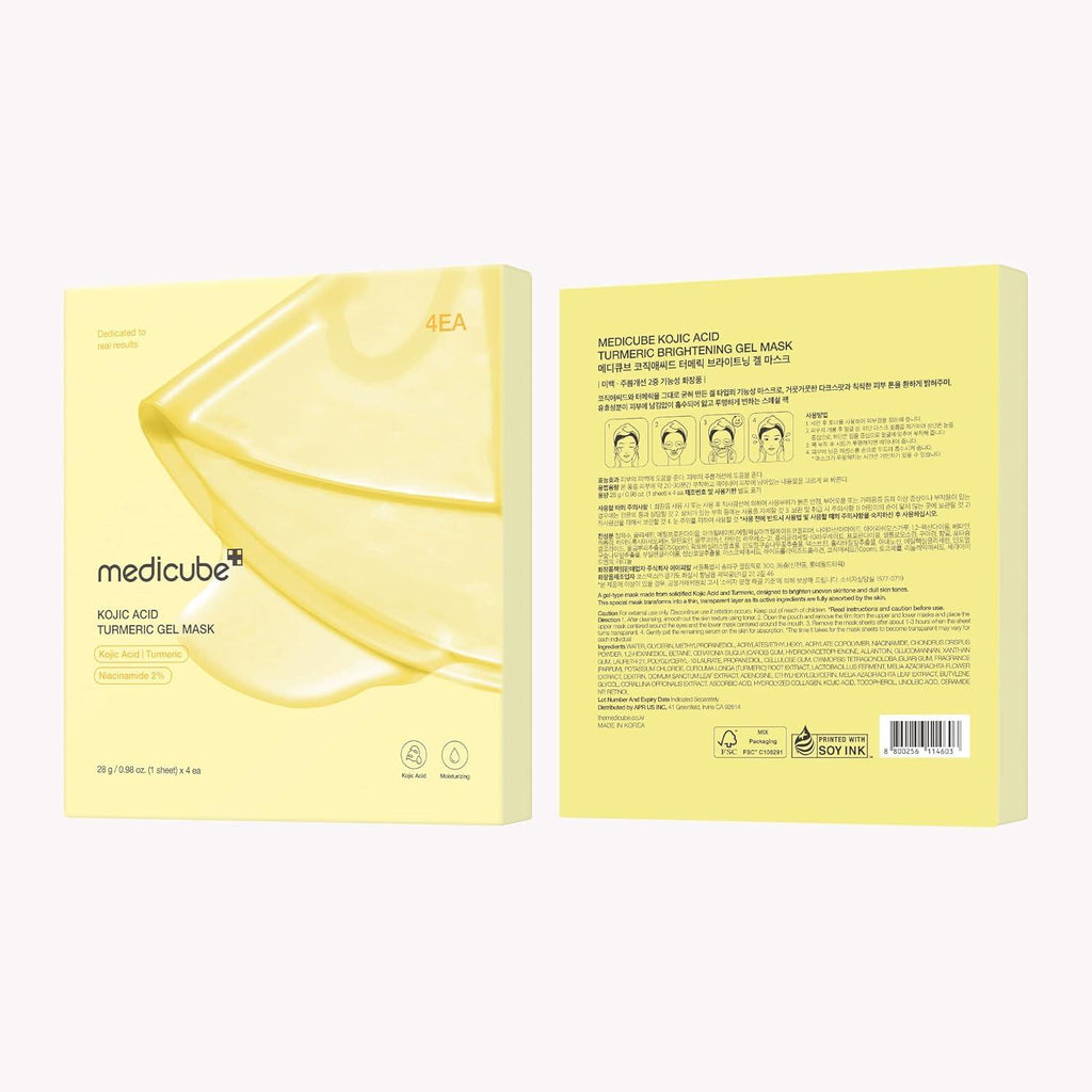 [PRÉ VENDA] Kojic Acid Turmeric Gel Mask