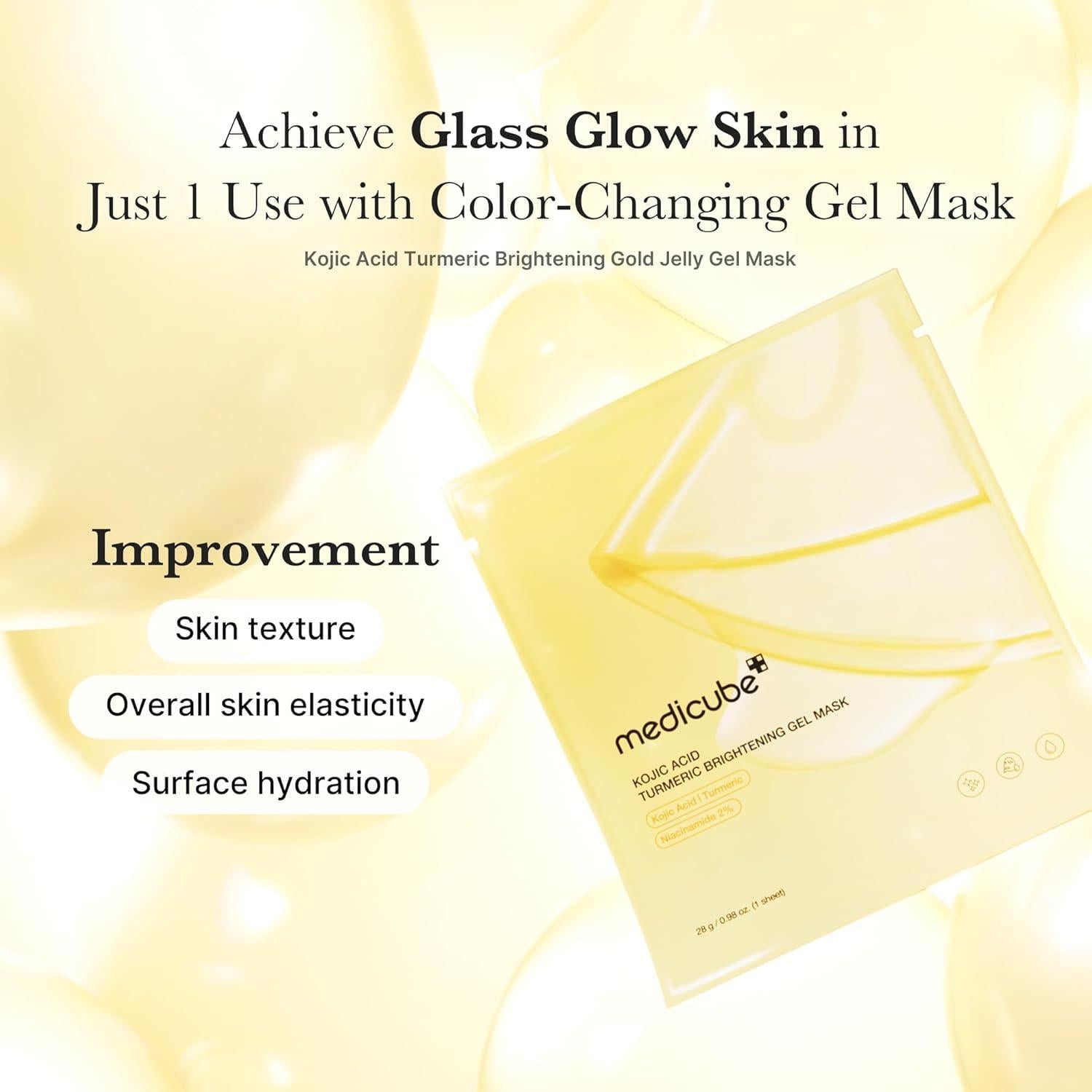 [PRÉ VENDA] Kojic Acid Turmeric Gel Mask