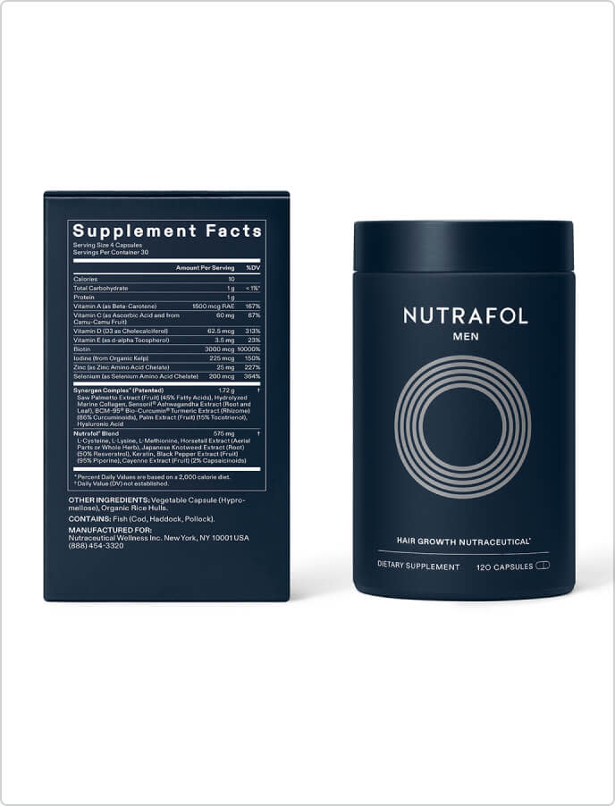 [PRÉ VENDA] Suplemento Capilar para Homens - Hair Growth Supplement